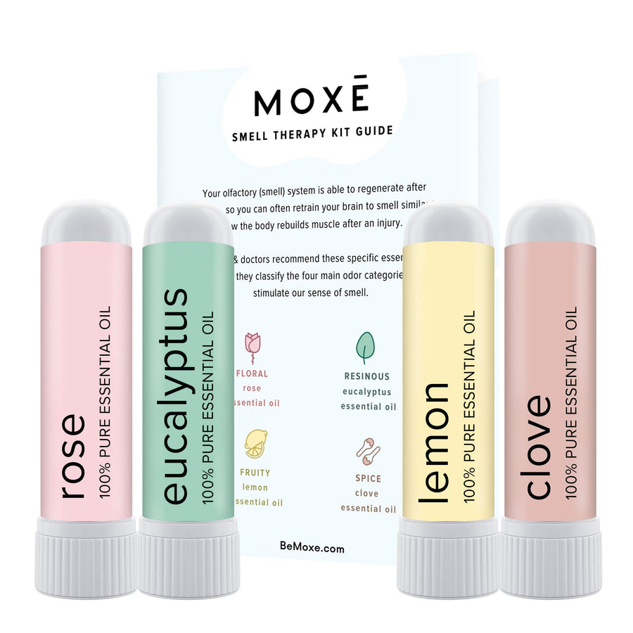 Smell Training Kit, Made in USA, 4 Essential Oils, Olfactory Regeneration, Helps Restore Sense of Smell, Natural Therapy for Smell Loss (Phase 1)