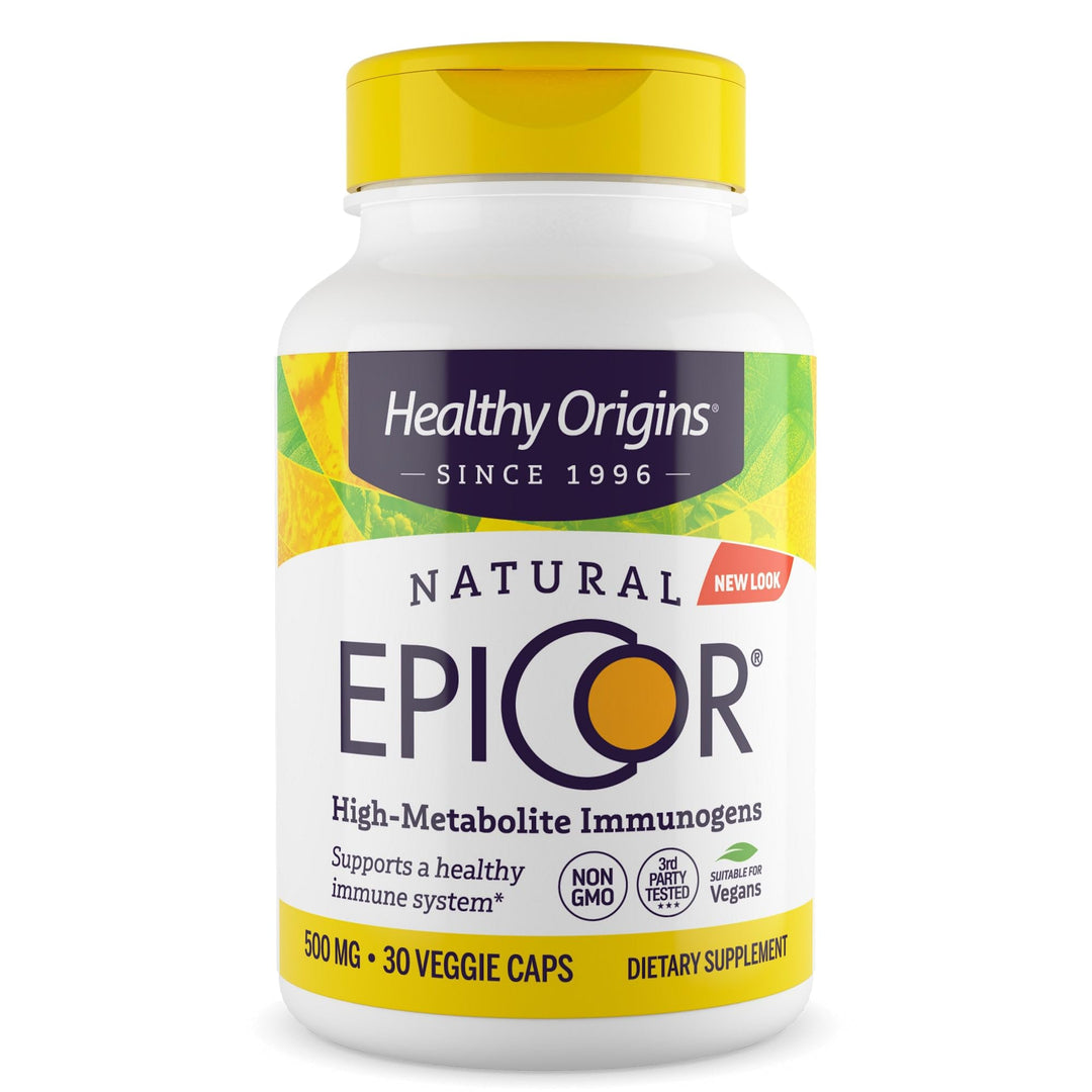 EpiCor 500 mg (Immune Support, Non-GMO, Gluten Free), 30 Veggie Capsules