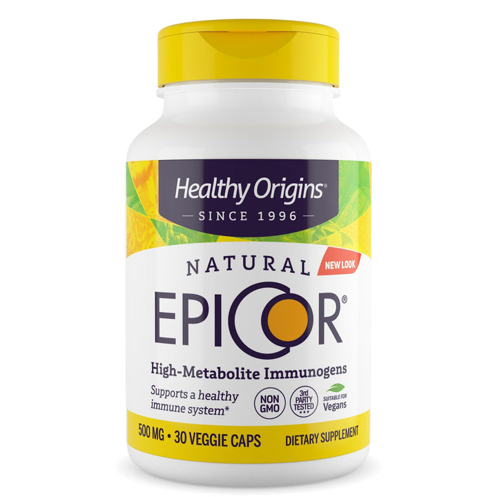 EpiCor 500 mg (Immune Support, Non-GMO, Gluten Free), 30 Veggie Capsules