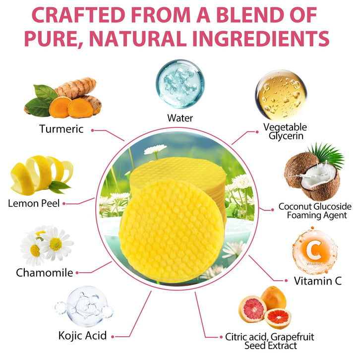 Moisturizing Mask, Kojic Acid and Turmeric Cleansing Pads