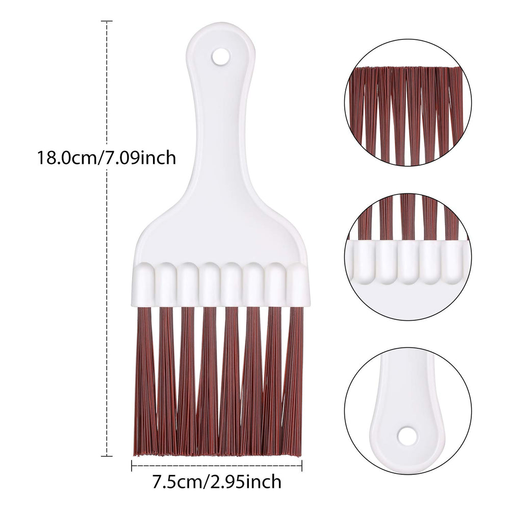 4 Pieces Air Conditioner Condenser Fin Cleaning Brush Coil Condenser Brush AC Fin Comb Stainless Steel Air Refrigerator Fin Cleaner Whisk Brush, 3 Styles