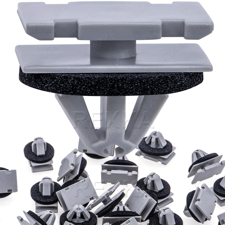 40pcs Rocker Wheel Flare Moulding Clips Compatible with Jeep Grand Cherokee Compass Cherokee 68172491AA 68271803AA 68395627AA GM 11571175 19352782 Traverse