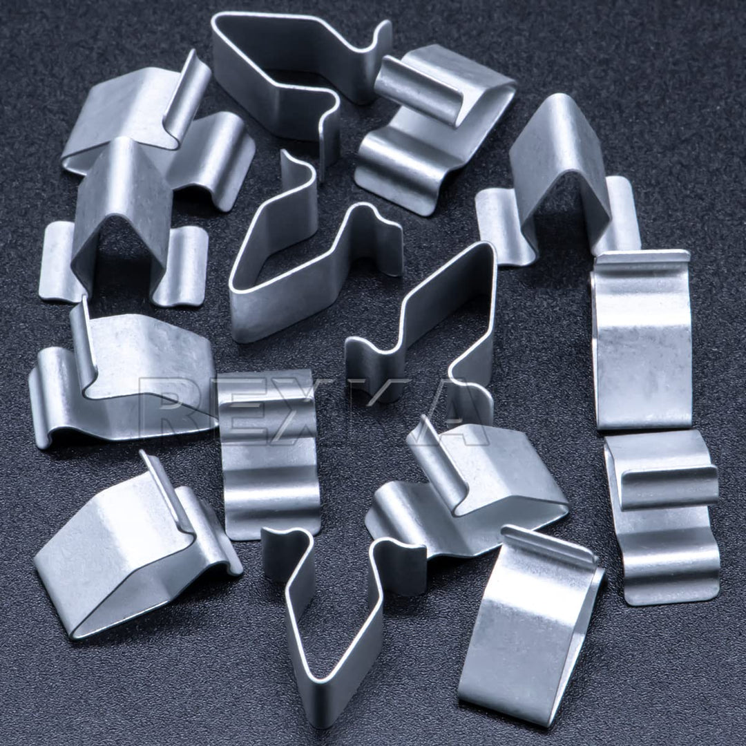 15pcs Metal Trim Panel Spring Clip 16mm Compatible with VW Audi 4A0-867-276A