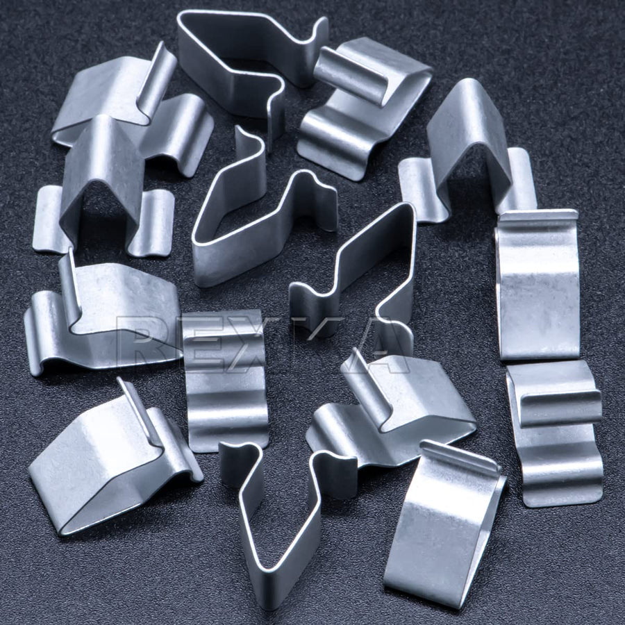 15pcs Metal Trim Panel Spring Clip 16mm Compatible with VW Audi 4A0-867-276A