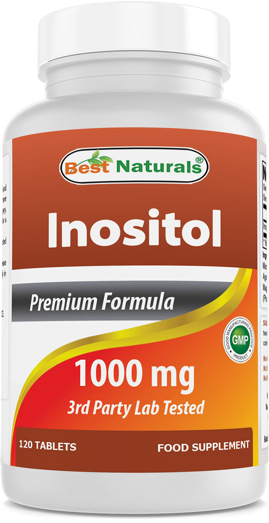Inositol 1000mg 120 Tablets - Also Called Vitamin B8