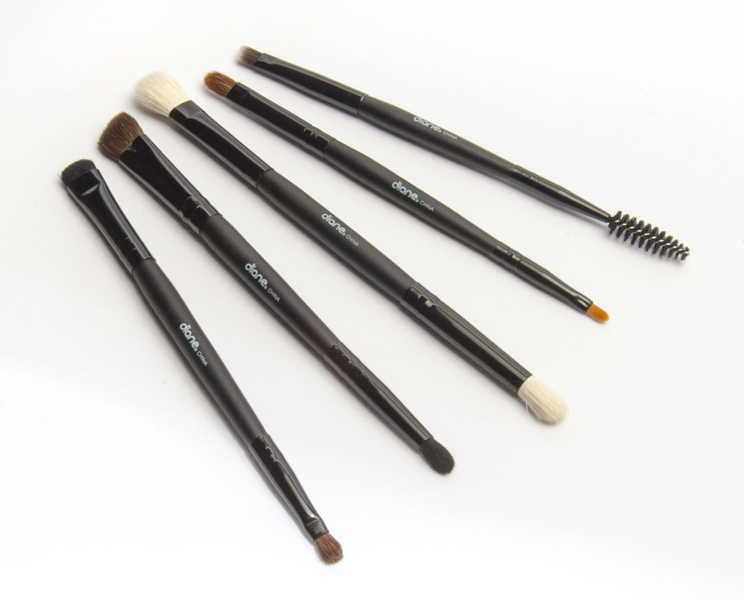5-Piece Double-Sided Eye Makeup Brush Set