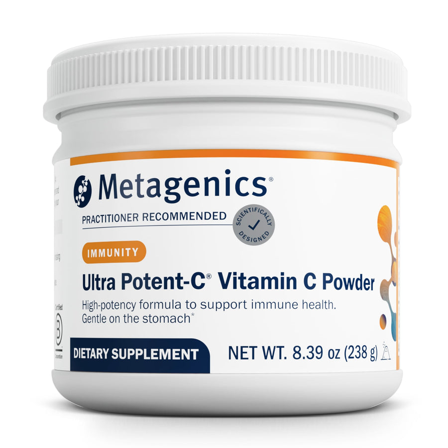 Ultra Potent-C Vitamin C Powder - Immune Support Supplements* - Gentle On Stomach - with Bioflavonoids, L-Glutathione & L-Lysine - Non-GMO - Gluten-Free - 8.39 oz