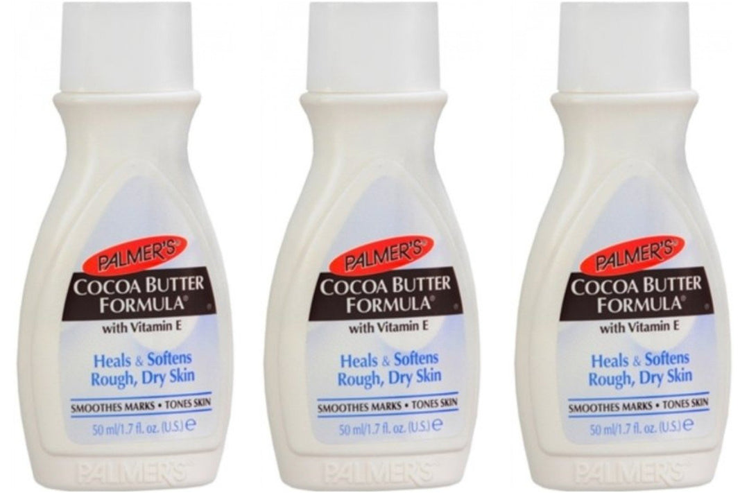 Palmer's Cocoa Butter Formula Vitamin E Heals Softens Rough Dry Skin 1.7 oz Body Lotion Travel Size (Pack of 3)