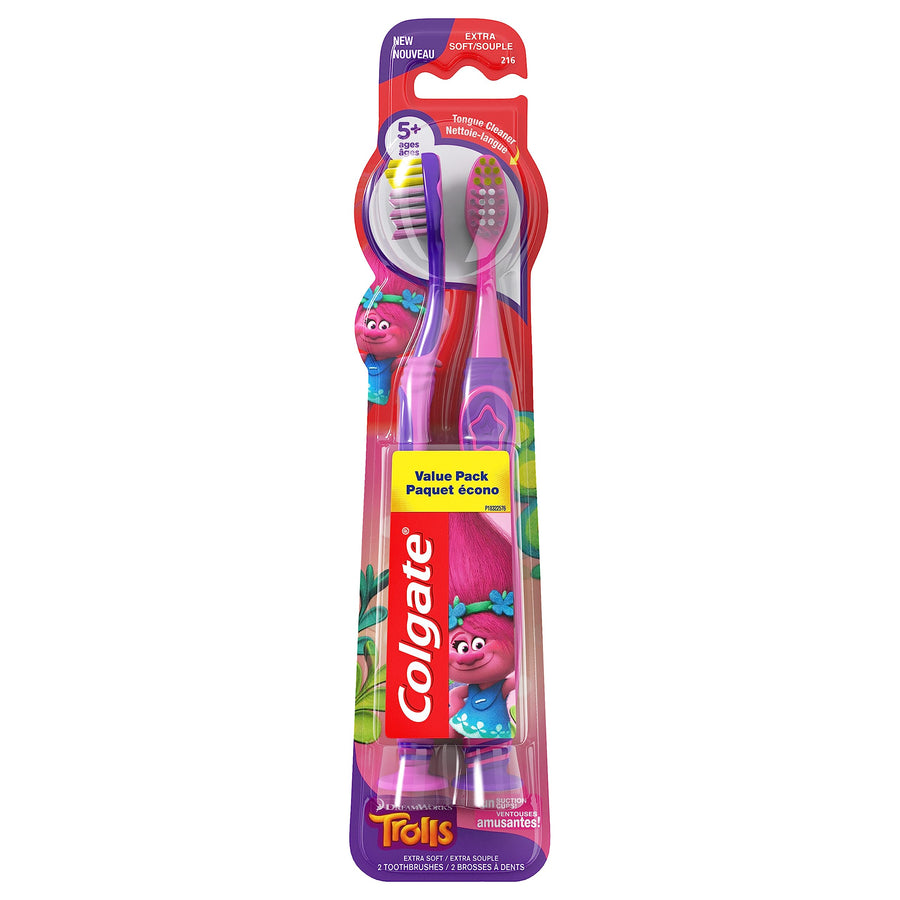 Kids Trolls Extra Soft Toothbrush, 4 Count