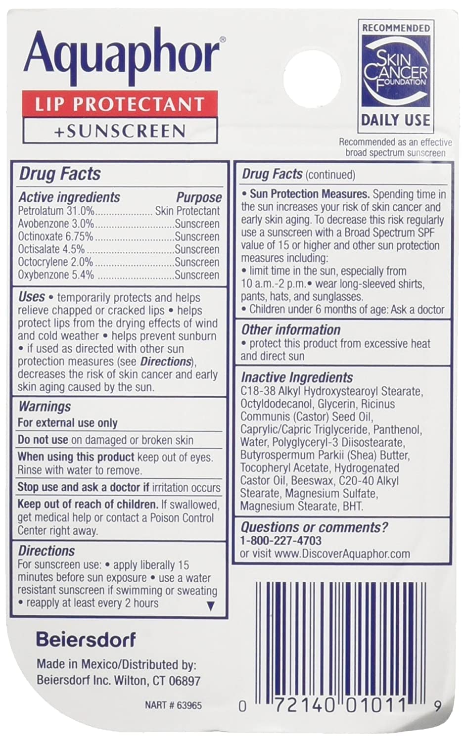 Lip Protectant/Sunscreen Broad Spectrum SPF 30