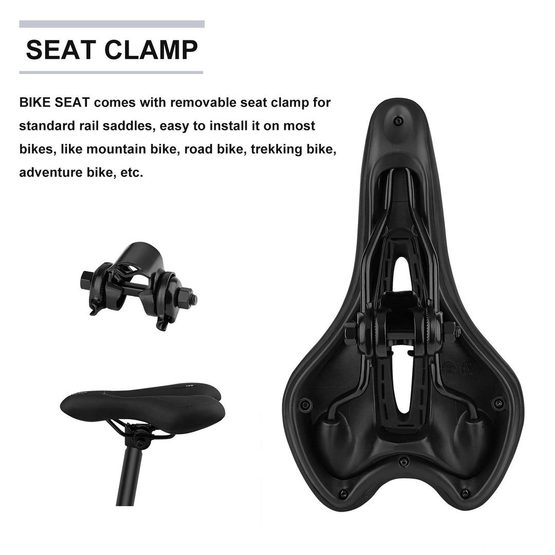 Bike Seat Gel Bicycle Saddle Comfort for Men Women MTB Mountain Road Trekking Cross Bike Cycling