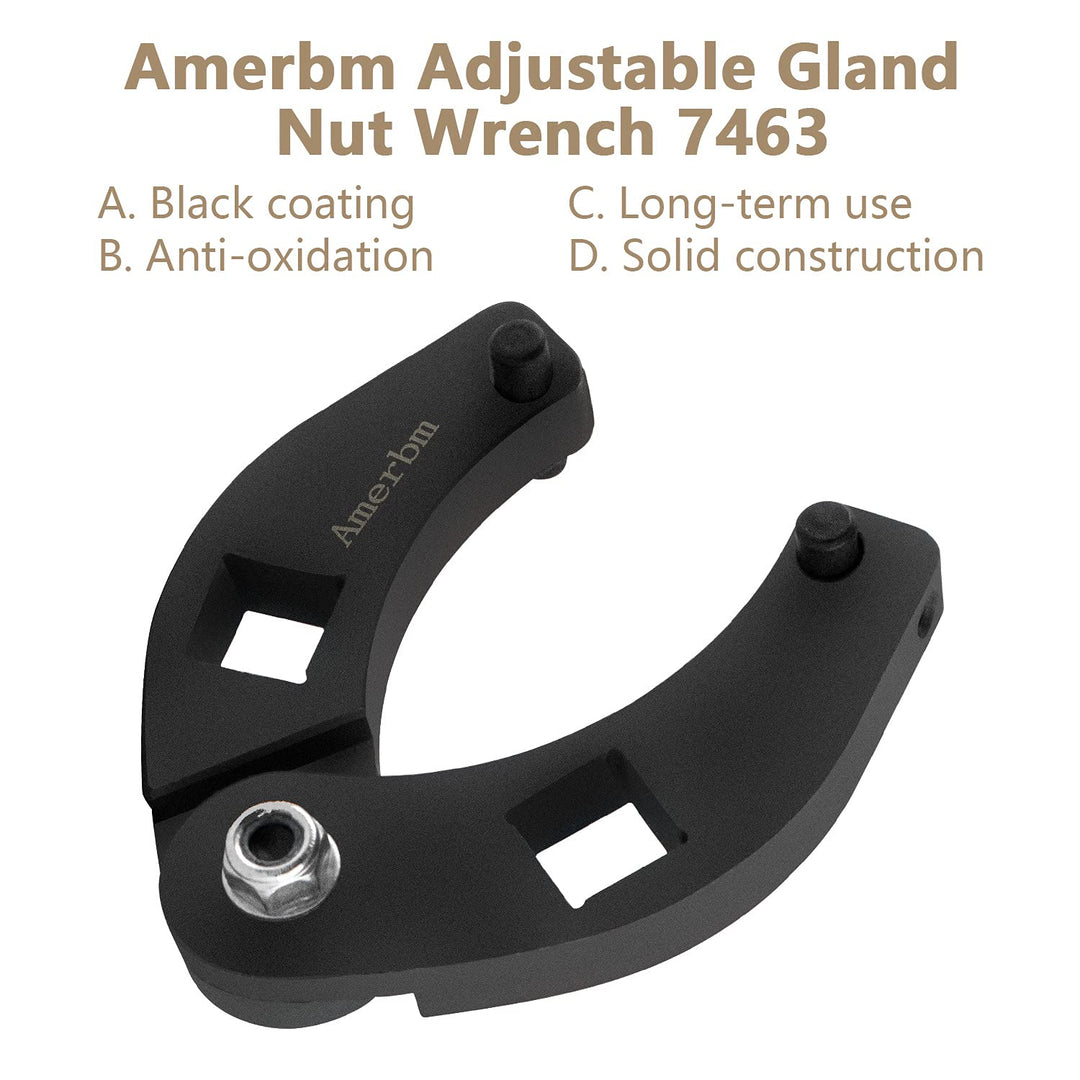 Adjustable Gland Nut Wrench 7463 Universal Hydraulic Cylinder Spanner Wrench on Most Farm and Construction Equipment