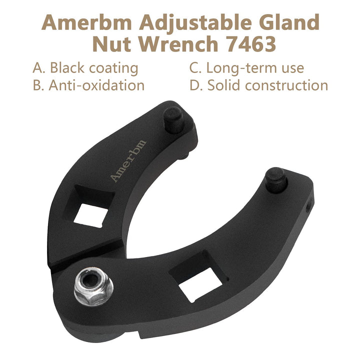 Adjustable Gland Nut Wrench 7463 Universal Hydraulic Cylinder Spanner Wrench on Most Farm and Construction Equipment