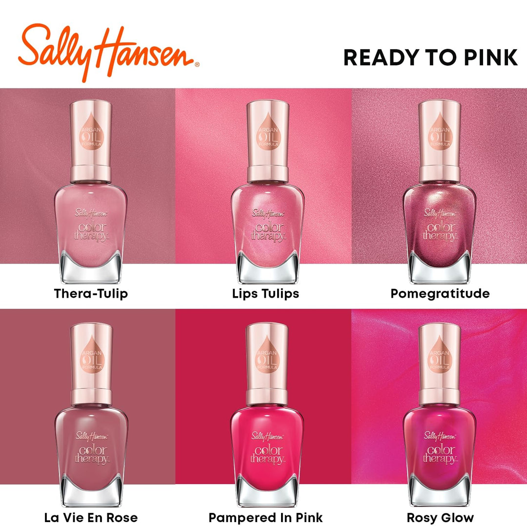 Color Therapy Nail Polish, Rosy Glow, Pack of 1