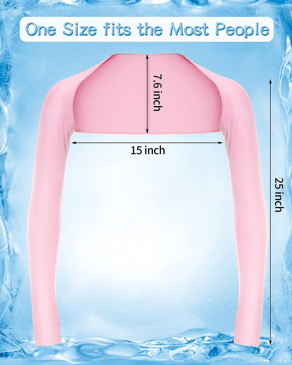 9 Pieces Women Cooling Shawl Arm Sleeve with Finger Hole Anti UV Golf Cooling Shawl Sun Protection (Fresh Colors)