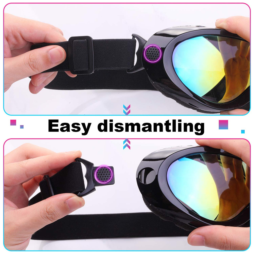 Ski Goggles, Pack of 2, Snowboard Goggles for Kids, Boys & Girls, Youth, Men