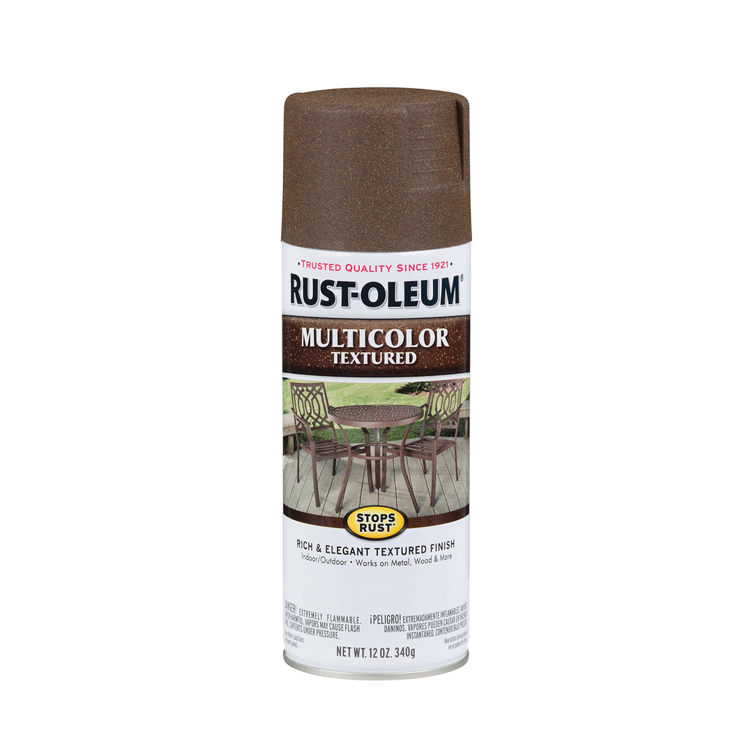 223523 Stops Rust Multi-Color Textured Spray Paint, 12 Ounce, Autumn Brown,Count 1(Pack of 1)