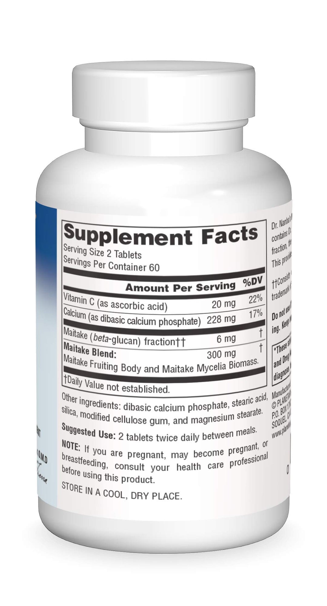 Dr. Nanba's Maitake Beta-Factor 163mg, The Only Maitake Fraction Endorsed By Dr. Nanba.