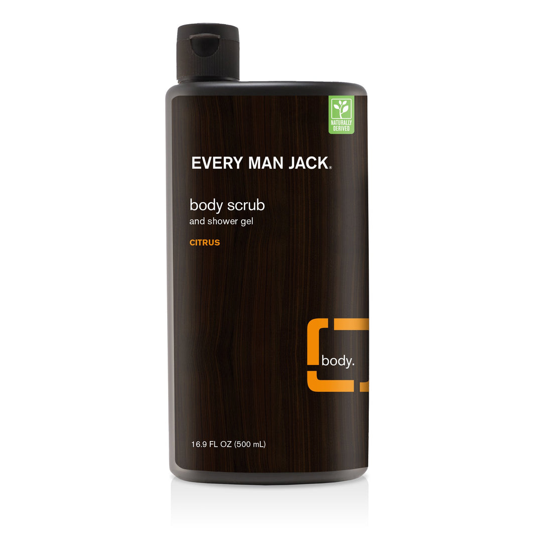 Everyman Jack Body Wash Shower Gel, Citrus Scrub, 16.9 Fl Oz (APR-002)