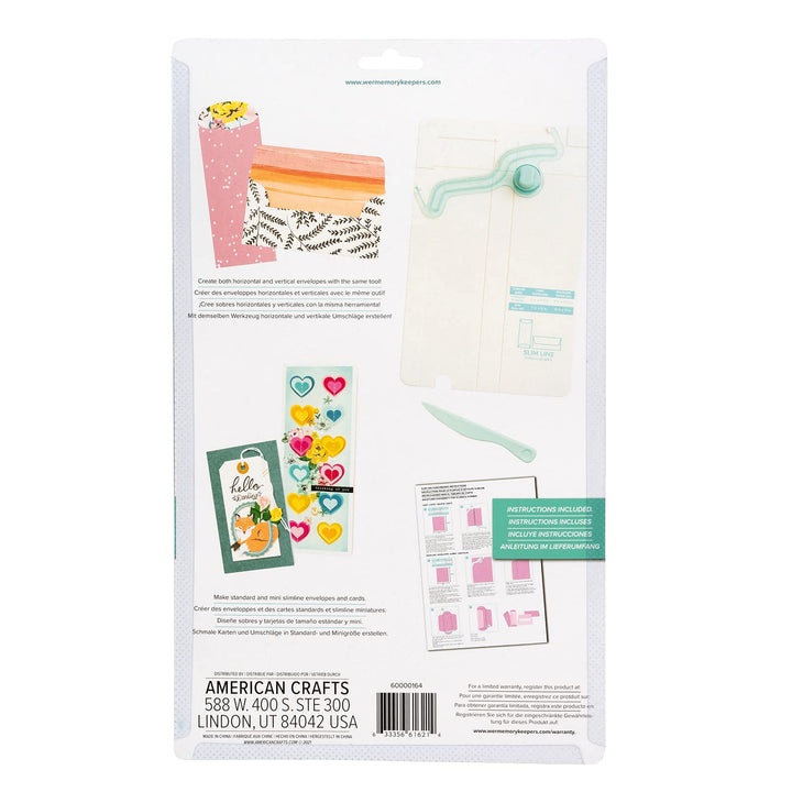 Card Punch Board- Slimline, Punches Papers Hole Punches Paper Punches Paper Craft Supplies Punches for Crafting Paper Punches for Card Making Punch and Score Board Scoring Tool