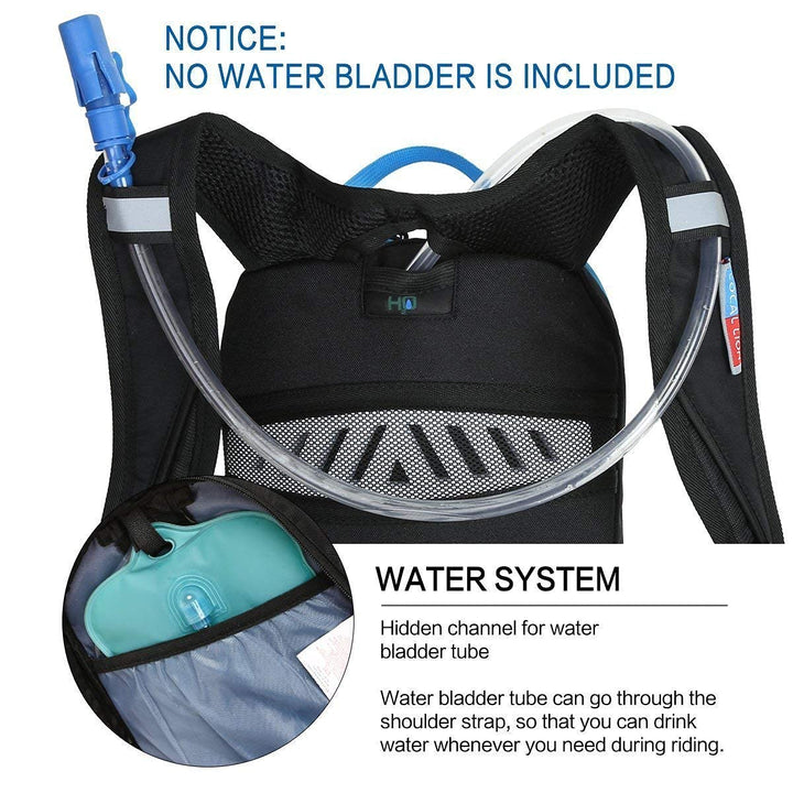 Running Backpack for Men & Women, Lightweight Hydration Backpack 6L, Bike Rucksack Breathable for Biking Travelling Hiking