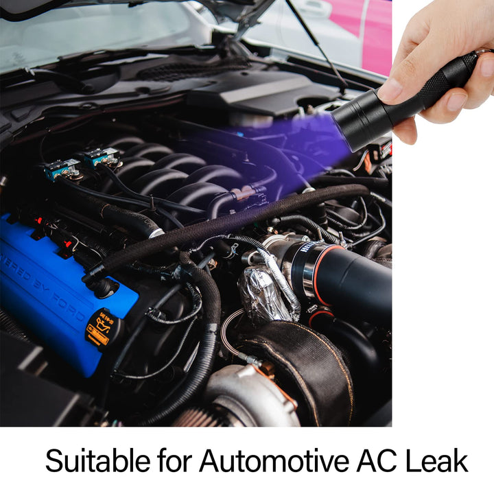 Auto Air Conditioner Flashlight Leak Detector Tool Car AC Leak Test Flashlight UV Protective Glasses Goggles
