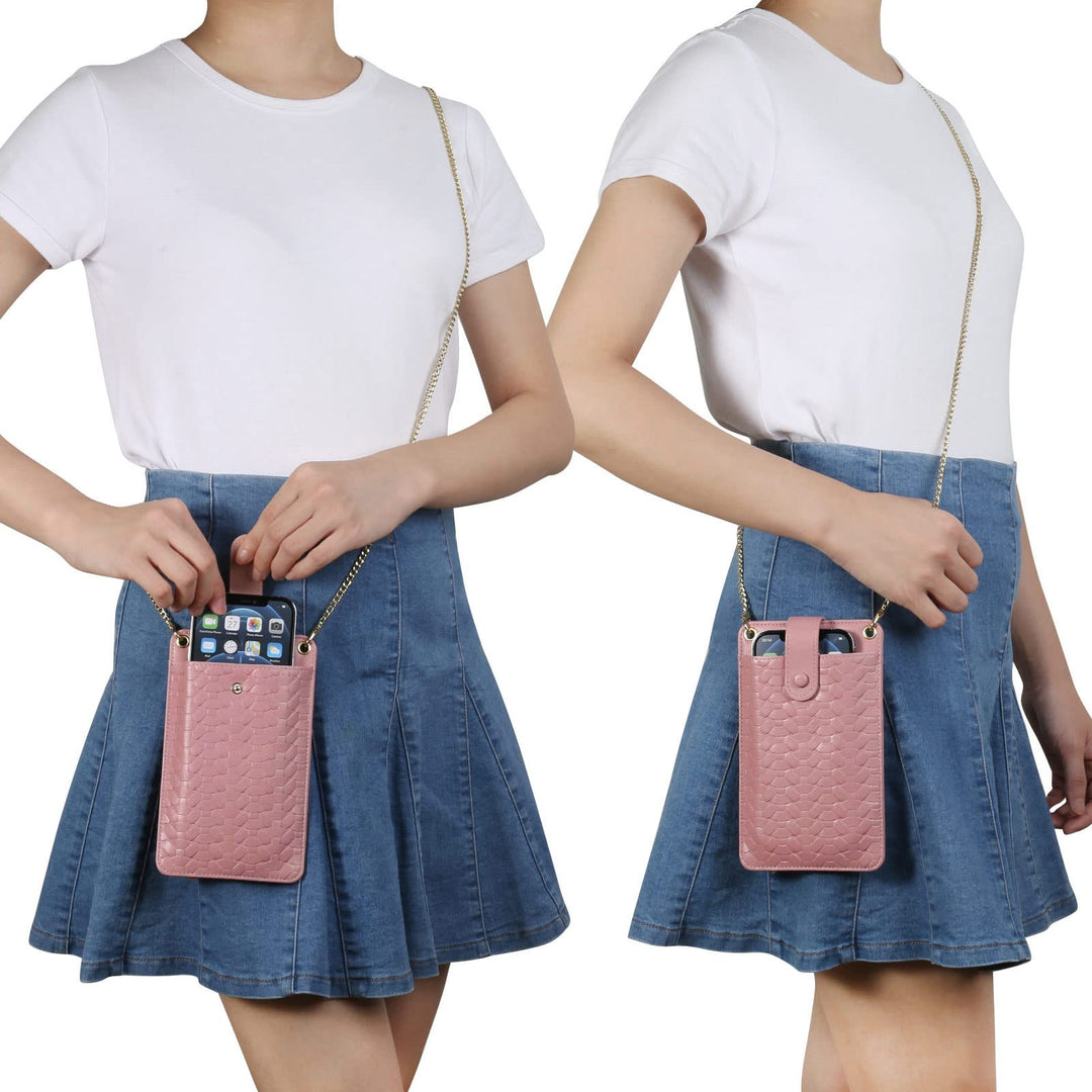 Cell Phone Purse Wallet Small Crossbody Bags for Women Mini Shoulder Bag with Card Slot