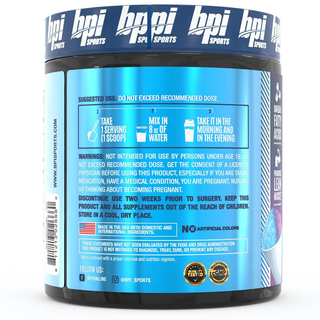 CLA + Carnitine – Conjugated Linoleic Acid – Weight Loss Formula – Metabolism, Performance, Lean Muscle – Caffeine Free – For Men & Women – Snow Cone – 50 servings – 12.34 oz.