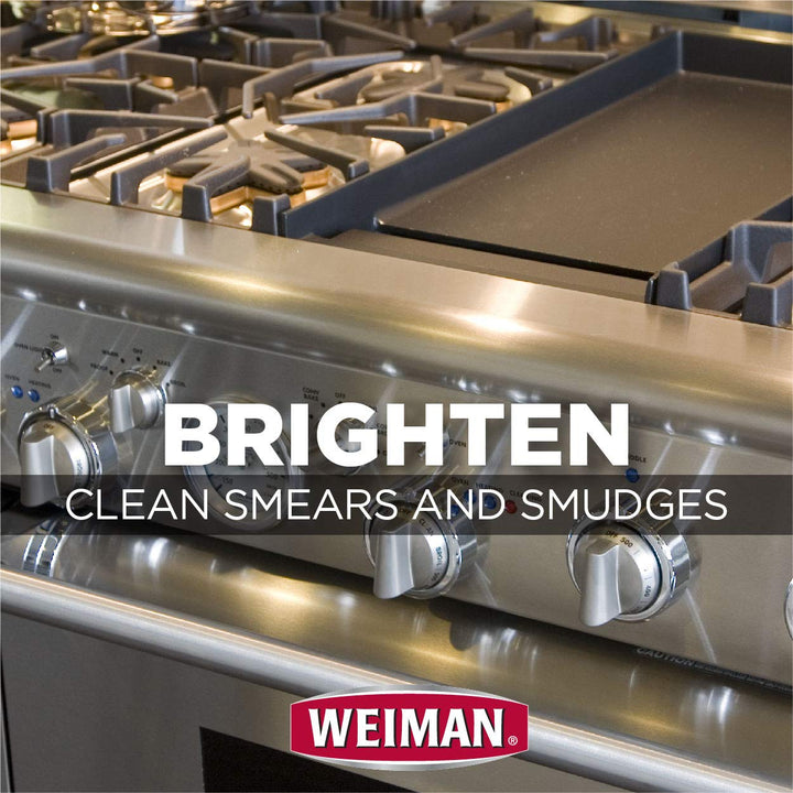 Stainless Steel Cleaner and Polish Trigger Spray - Protects Against Fingerprints and Leaves a Streak-less Shine - 12 Ounce