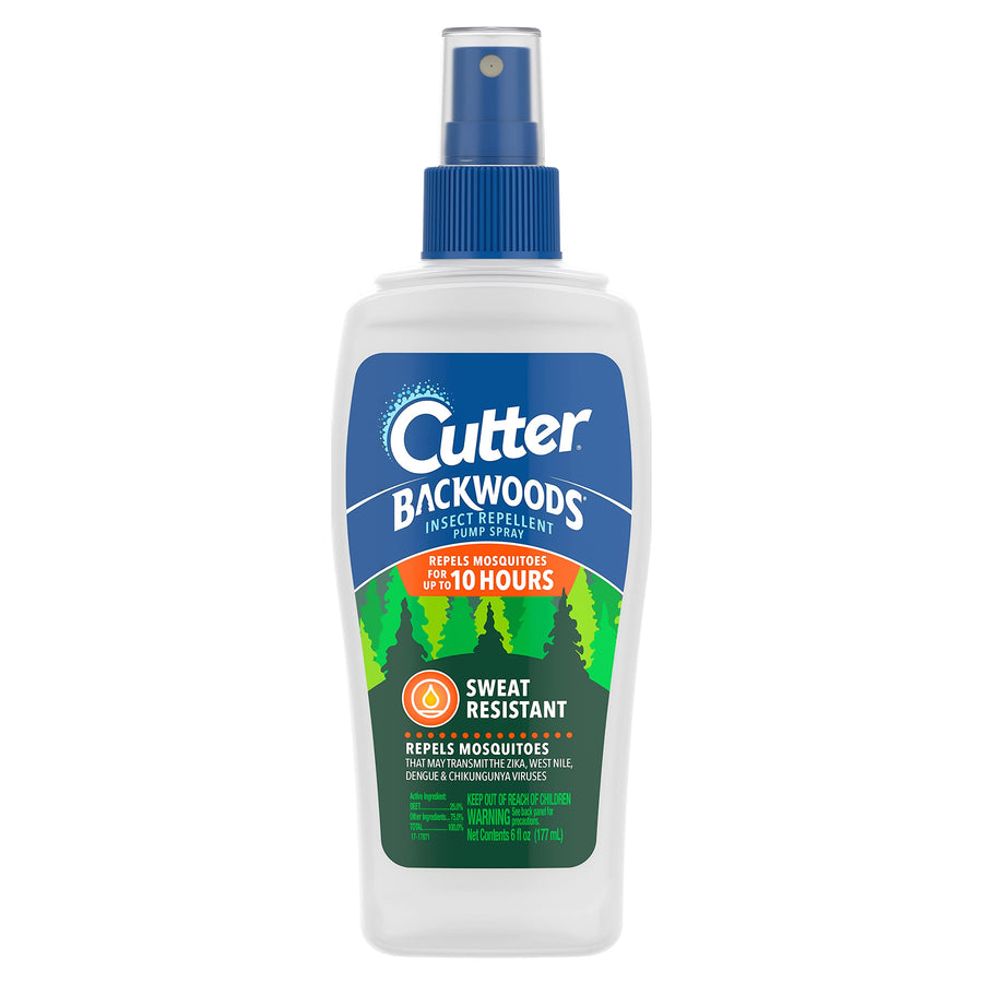 Backwoods Insect Repellent, Mosquito Repellent, Repels Mosquitos for Up To 10 Hours, 25 % DEET, 6 fl Ounce (Pump Spray)