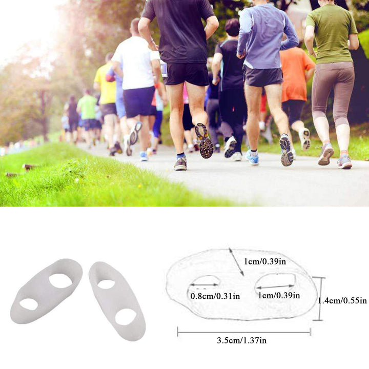10pcs - Gel Little Toe Buddy,Toe Corrector Toe Straightener,Tailor's Bunion Pads - Soft Gel Bunionette Pad - Shield - Cover - Protector - Tailors Bunion Pain Relief