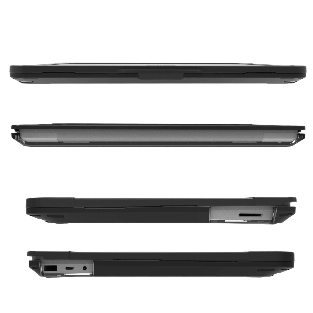 iBenzer Hexpact Case for Microsoft Surface Laptop Go 3/2/1 12.4 2023-2020 (2013&1943), Heavy Duty Case for 12.4 Surface Laptop Go 3/2/1, Protective Cover+Screen Lock for K-12 Students, Black, MS-LG