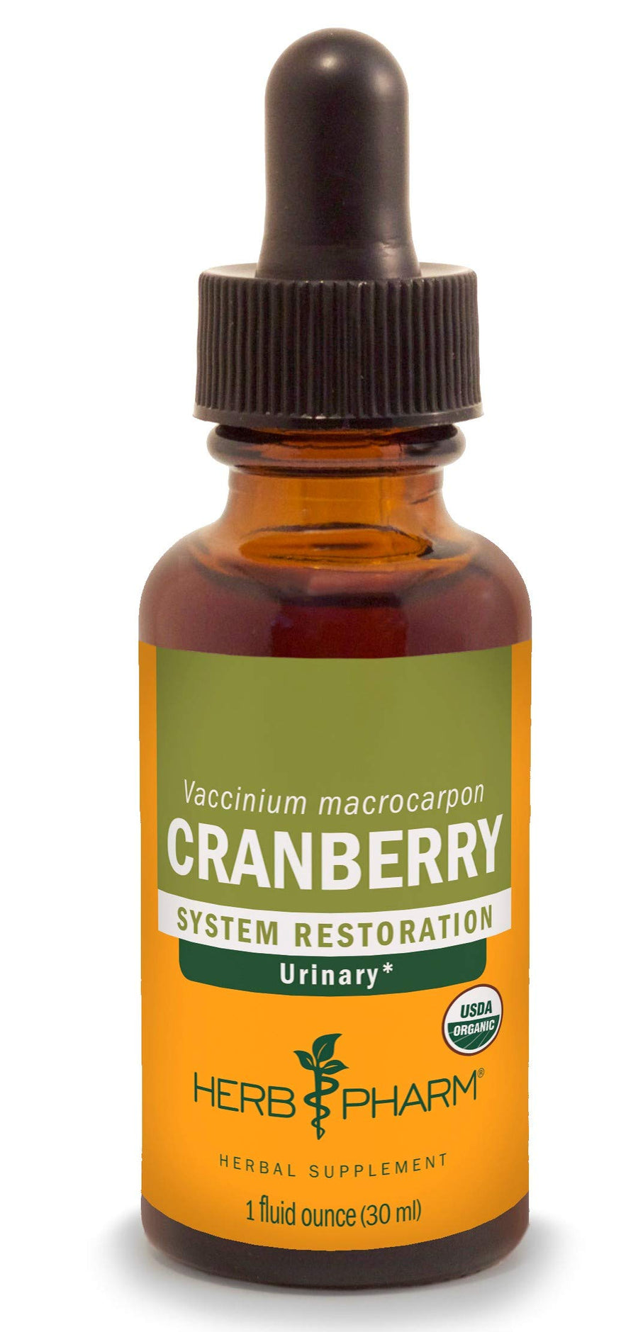 Certified Organic Cranberry Liquid Extract for Urinary Tract Support - 1 Ounce
