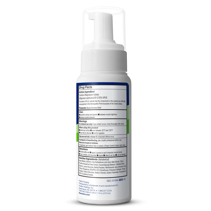Relief for Muscle Cramps Foam Fast-Acting Muscle Spasm, Leg Soreness and Foot Relief - 7.1 oz - 5 Count