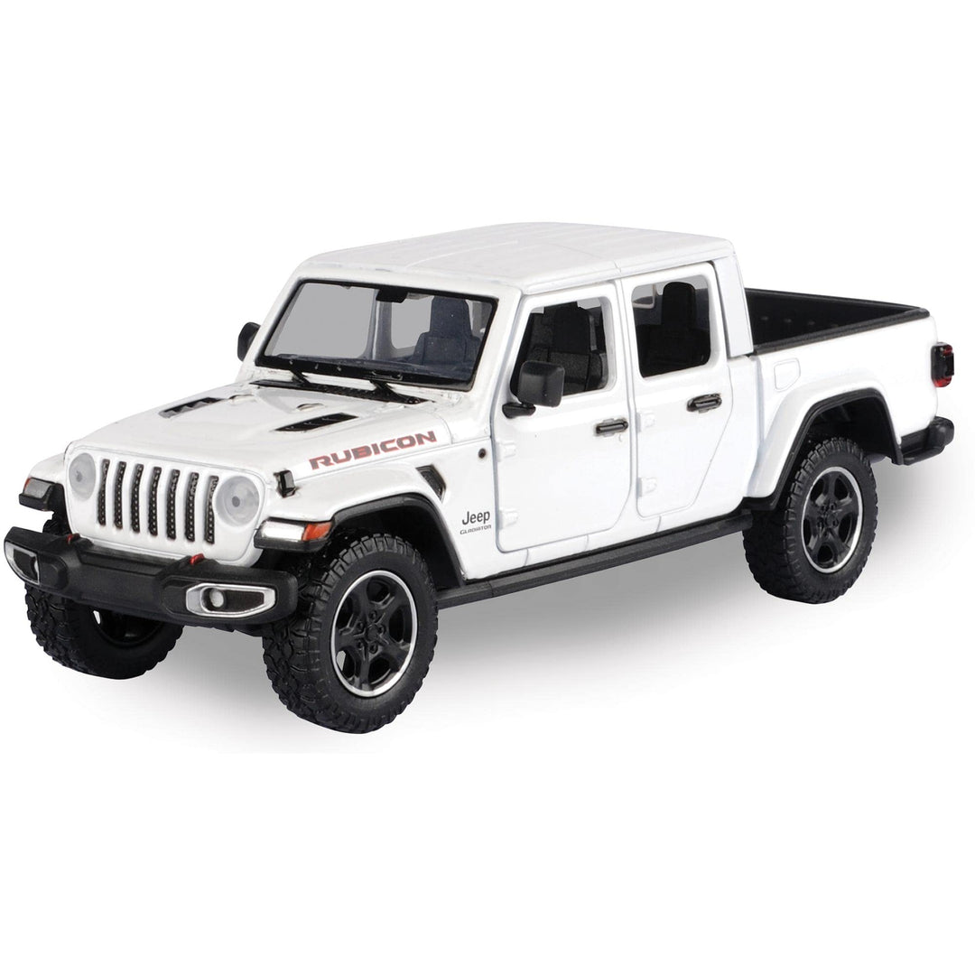2021 Gladiator Rubicon (Closed Top) Pickup Truck White 1/24-1/27 Diecast Model Car 79368