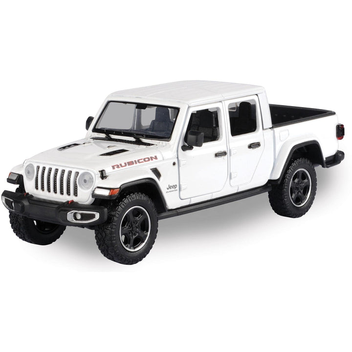 2021 Gladiator Rubicon (Closed Top) Pickup Truck White 1/24-1/27 Diecast Model Car 79368