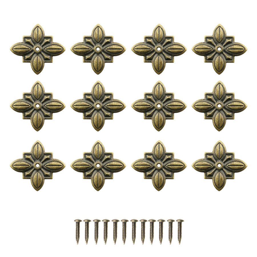 Upholstery Nail 20pcs Cross Shape Antique Bronze Furniture Upholstery Nail Tachas Jewelry Gift Case Box Door Sofa Decorative Tack Stud Pushpin