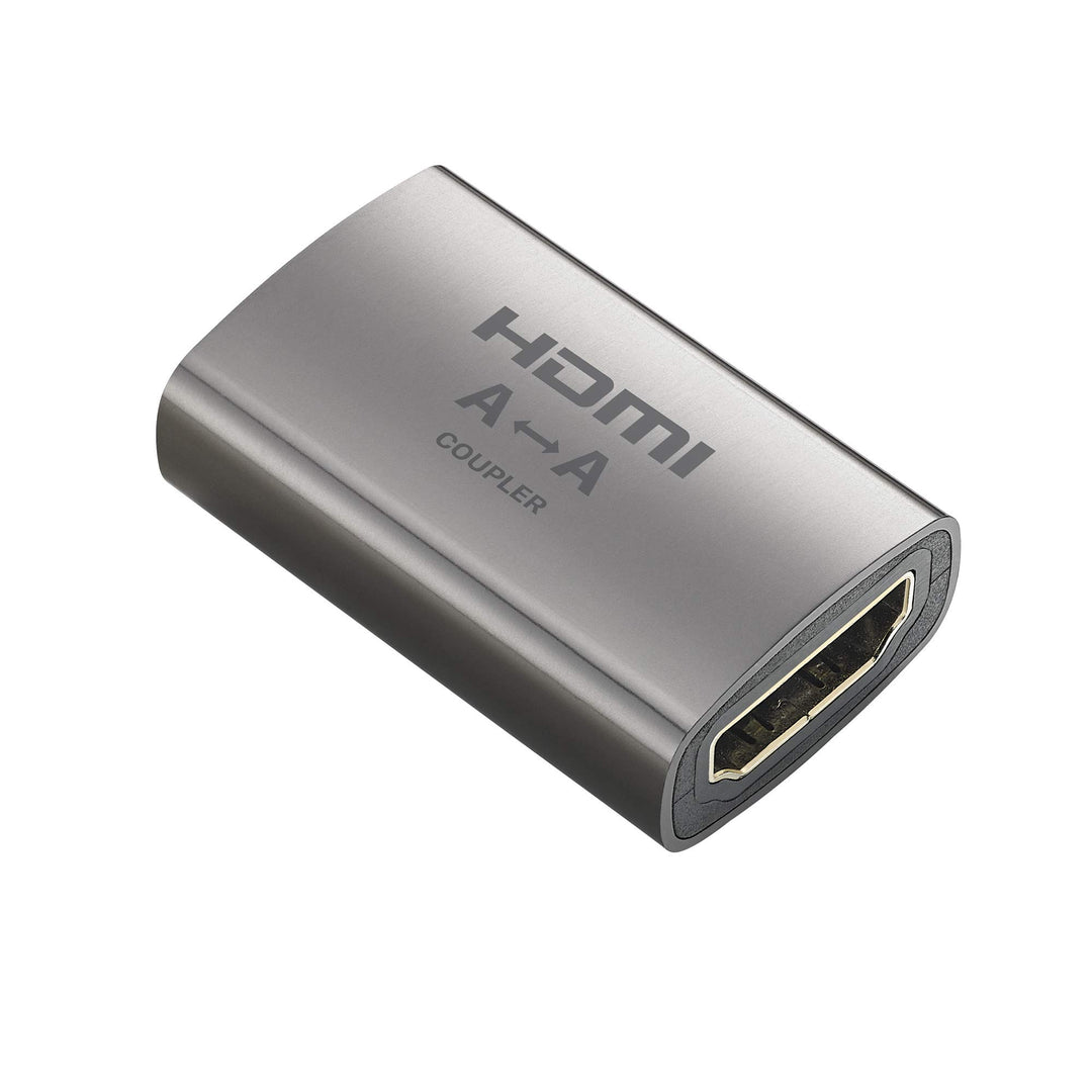 HDMI Coupler V2 Aluminum Full Shielding 24K Gold Plated Connectors (Female to Female)