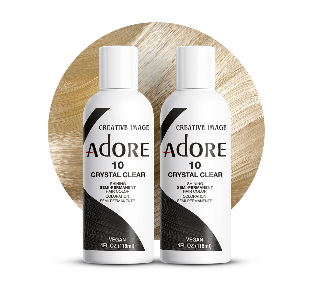 Semi-Permanent Haircolor #010 Crystal Clear 4 Ounce (118ml) (2 Pack)