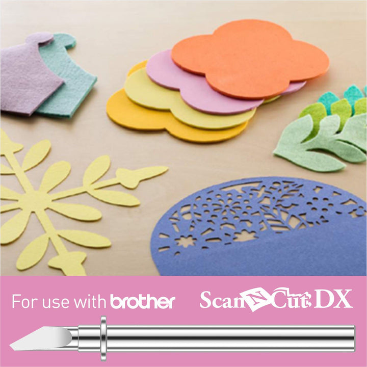 2 Pack Auto Blade CADXBLD1 for Brother ScanNCut DX, Using Higher Strength Tungsten Steel Material,Cut Materials 0.1-3mm 1