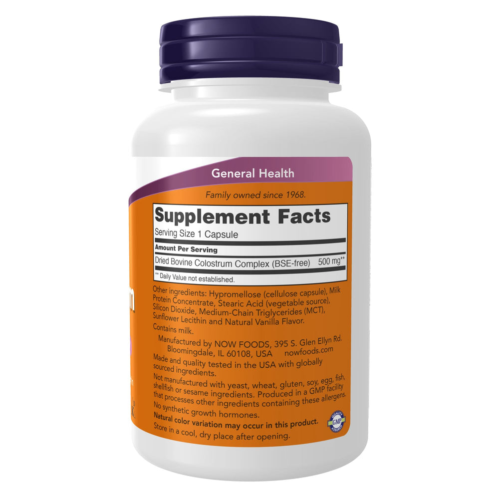Supplements, Colostrum Powder, Naturally occurring Immunoglobulins and Lactoferrin, 3-Ounce