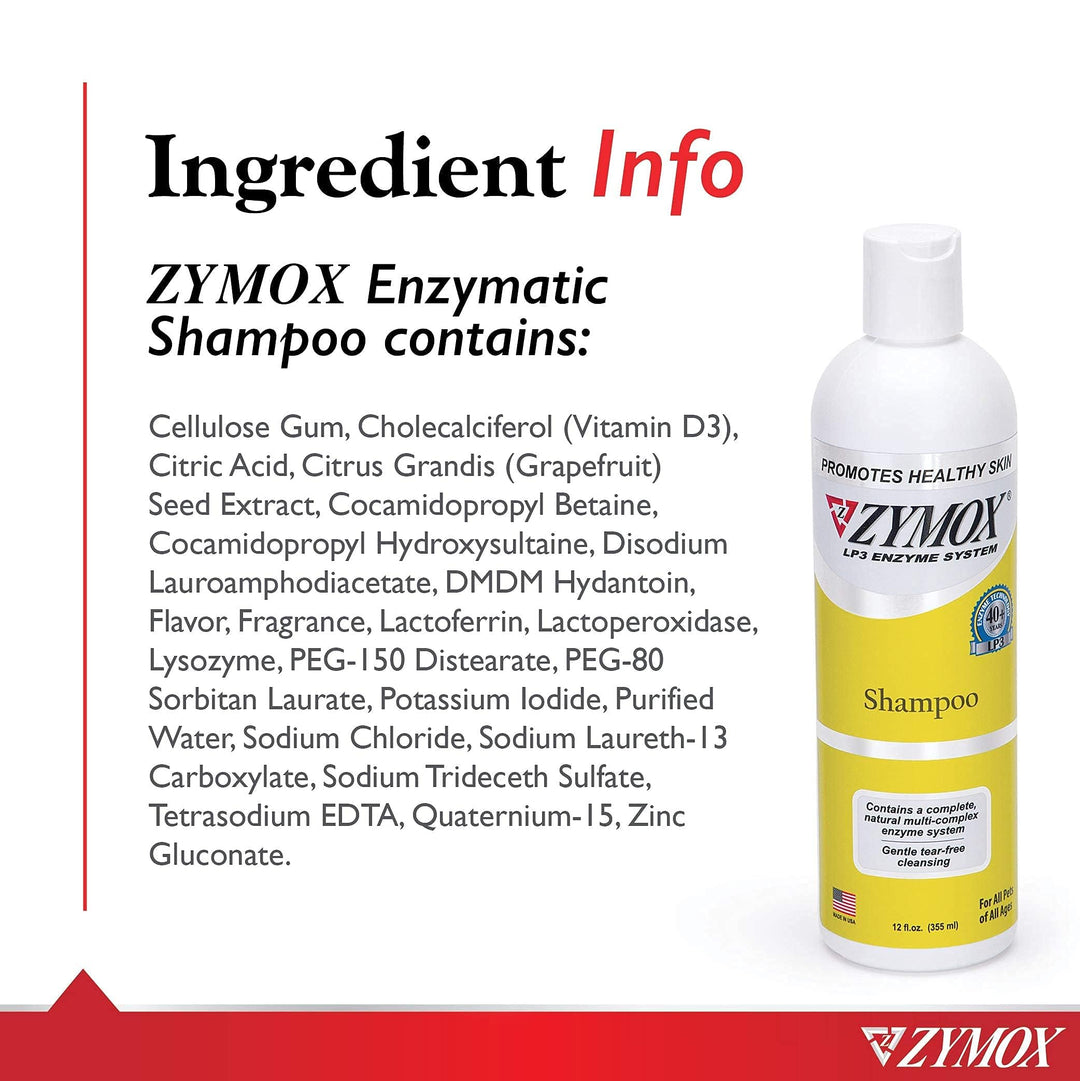 Enzymatic Shampoo for Dogs and Cats, 12oz