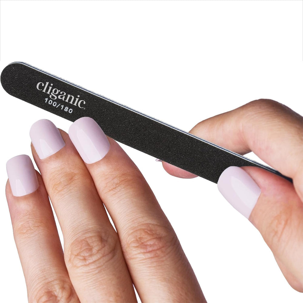 180/240 Grit , Black : 12 Pack Nail File Set: 180/240 Grit | Professional Washable Double Sided Emery Board - Buffer Files Kit | 90 Days Warranty
