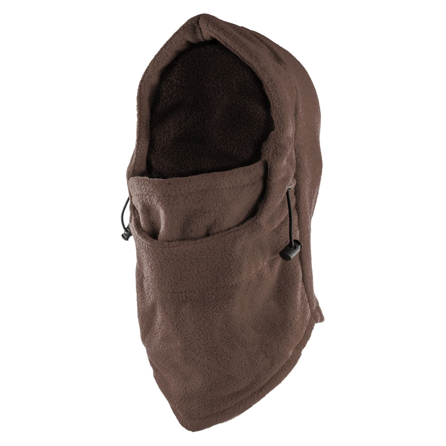 Fleece Windproof Ski Face Mask Balaclavas Hood (Brown),One Size