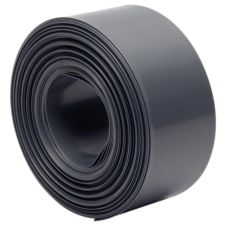 1Pcs Width 1.16 inch, Length 0.39 inch Wrap PVC, Battery Shrink Wrap PVC Heat Shrink Tubing Flat Electric Insulation for Big Battery Pack Power Gray