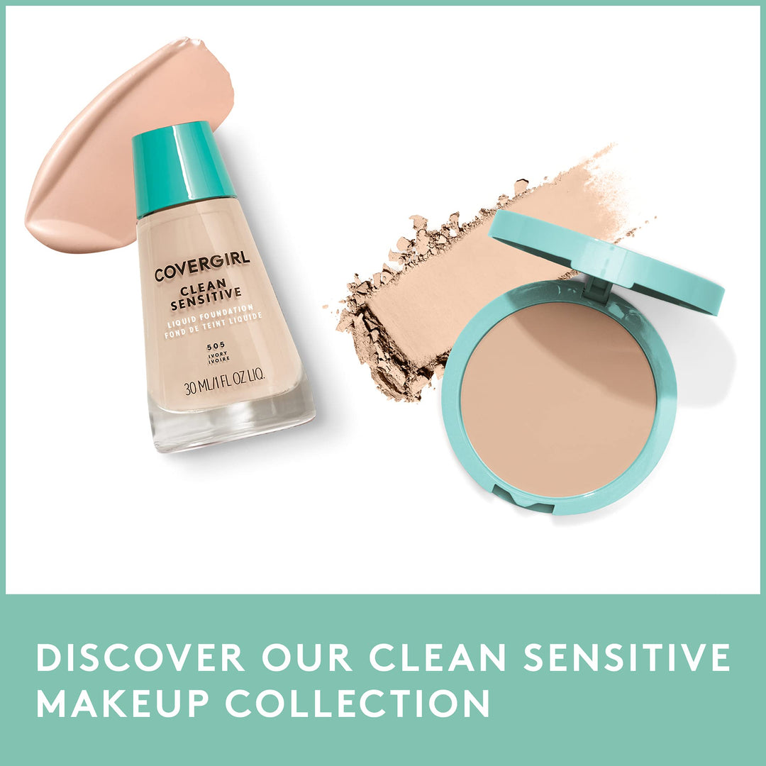 , Clean Sensitive Skin Foundation, Ivory, 1 Count (packaging may vary)