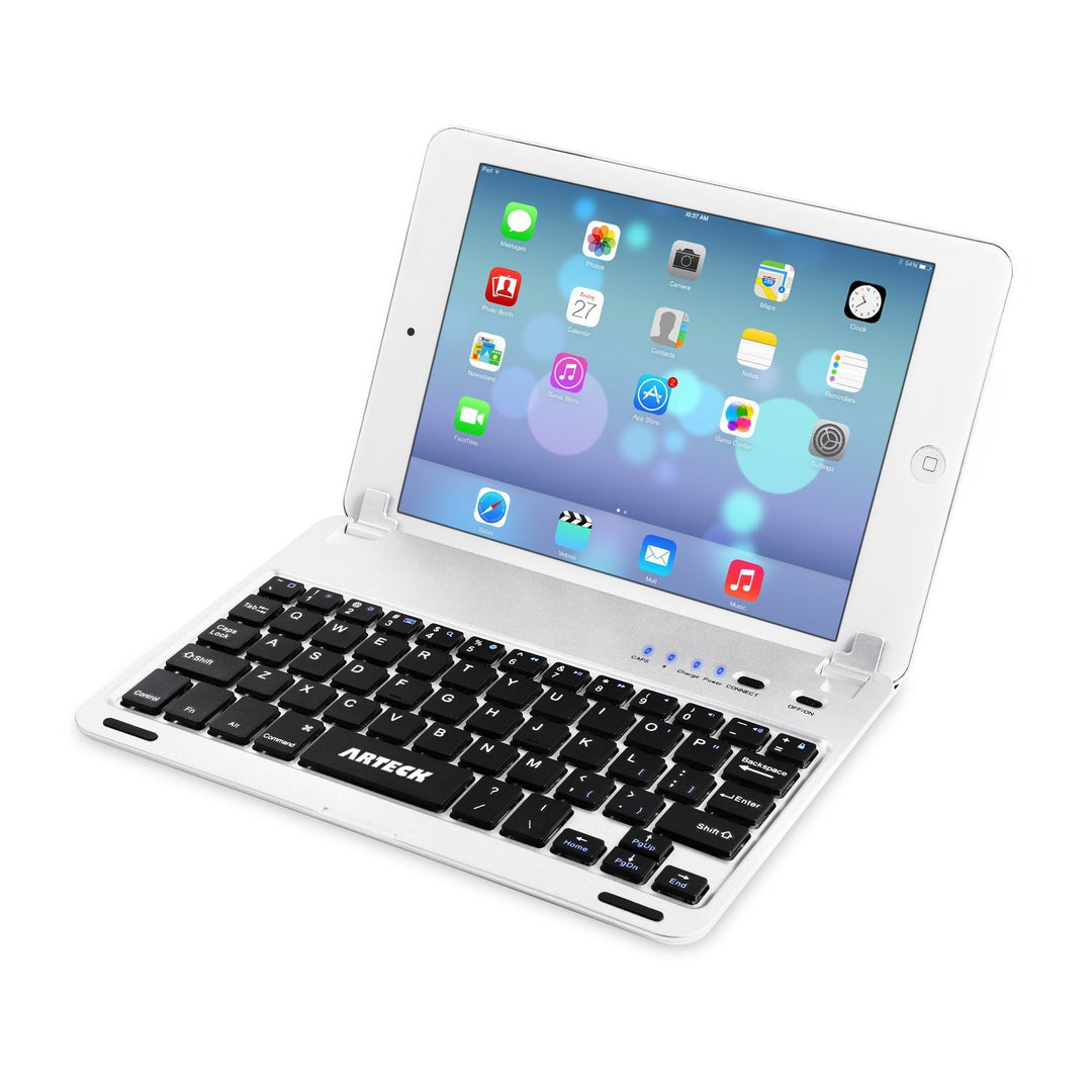 Keyboard Ultra-Thin Apple iPad Mini Bluetooth Keyboard Folio Stand Groove for Apple iPad Mini 5 (2019) iPad Mini 4 (2015) with 130 Degree Swivel Rotating