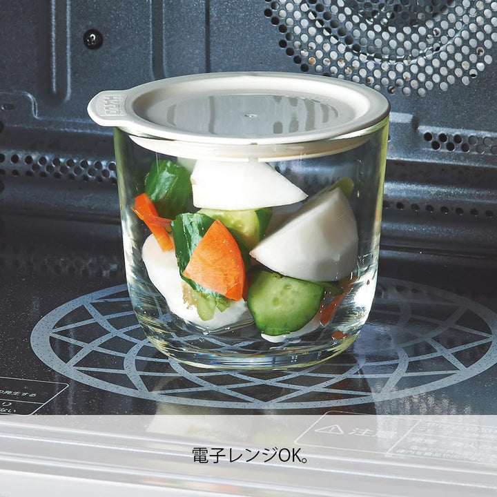 Glass Salting Bowl, 500ml, White