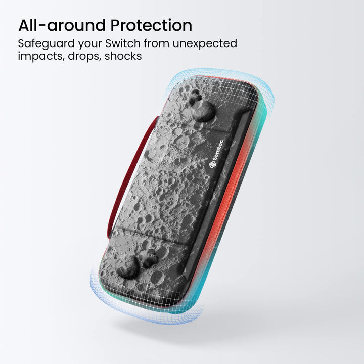 Carrying Case for Hori Nintendo Switch Split Pad Pro Controller, Hard Shell Protective Travel Bag with 30 Game Cartridges, Switch Binbok Joy Pad Controllers case, Shockproof, Lightweight