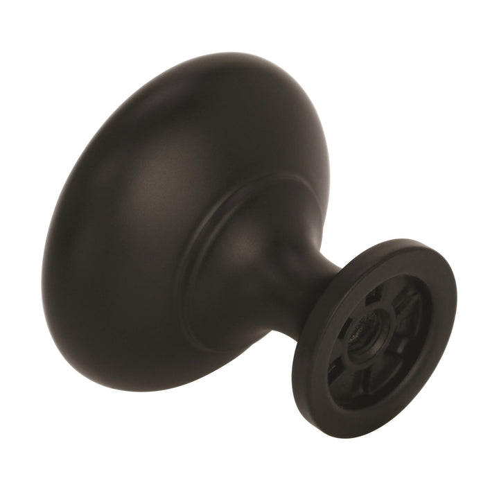 | Cabinet Knob | Matte Black | 1-1/4 inch (32 mm) Diameter | Edona | 10 Pack | Drawer Knob | Cabinet Hardware